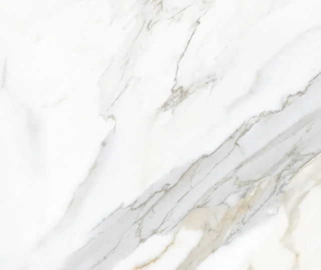 Porcelain surface with bold grey and gold veining